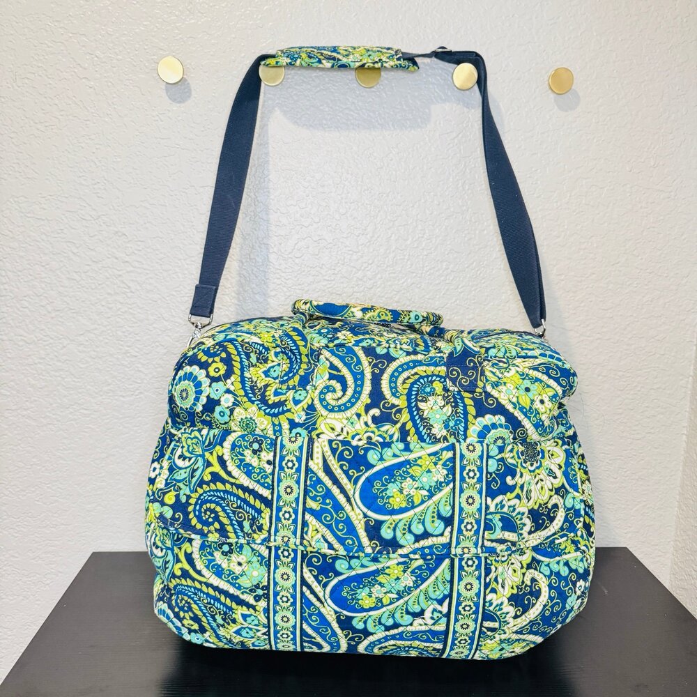 Vera Bradley Retired Rhythm & Blues Paisley Duffel Bag
